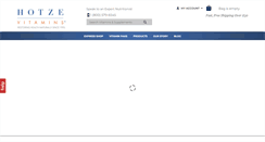 Desktop Screenshot of hotzevitamins.com